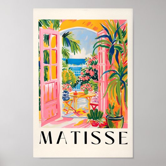 Henri Matisse Print, Esthetisch Poster, Boho Decor Poster (Voorkant)