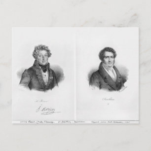 Henri Montan Berton en Francois Adrien Briefkaart