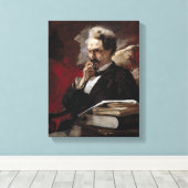 Henri Rochefort Canvas Afdruk (Insitu (Houten vloer))
