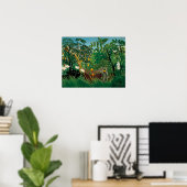 Henri Rousseau Affiche du paysage exotique (Bureau à domicile)