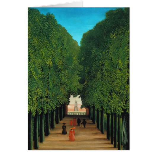 Henri Rousseau, Allée dans le parc à Saint-Cloud (Devant)