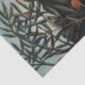 Henri Rousseau - Apen en papegaai in Maagdenbos Tissuepapier (Detail)