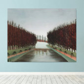 Henri Rousseau art Canvas Afdruk (Insitu (Houten vloer))