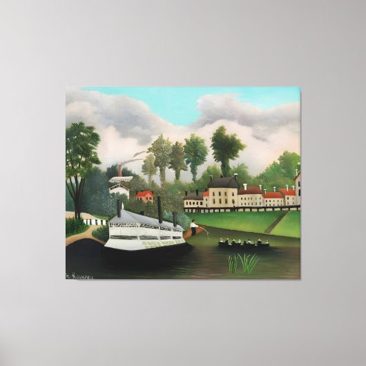 Henri Rousseau art Canvas Afdruk (Voorkant)