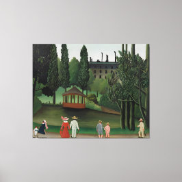 Henri Rousseau art style Canvas Afdruk