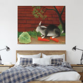 Henri Rousseau art style Canvas Afdruk (Insitu (Slaapkamer))