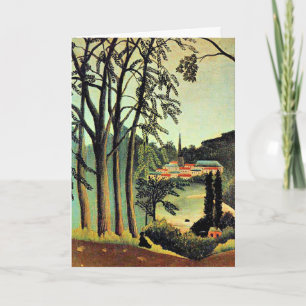 Henri Rousseau art, Uitzicht van Saint Cloud Kaart