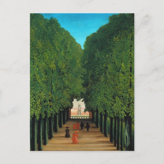 Henri Rousseau, Avenue in Saint Cloud Briefkaart (Voorkant)