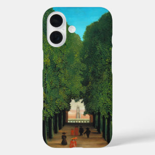 Henri Rousseau, Avenue in Saint Cloud iPhone 16 Hoesje