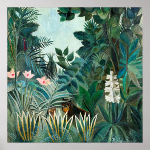 Henri Rousseau Bos Landscape Botanical Poster