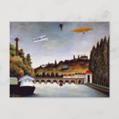 Henri Rousseau - brug van Sevres en heuvels van Cl Briefkaart (Voorkant)