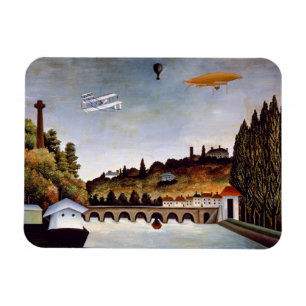 Henri Rousseau - brug van Sevres en heuvels van Cl Magneet