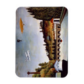 Henri Rousseau - brug van Sevres en heuvels van Cl Magneet (Verticaal)