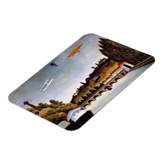 Henri Rousseau - brug van Sevres en heuvels van Cl Magneet (Linkerzijde)