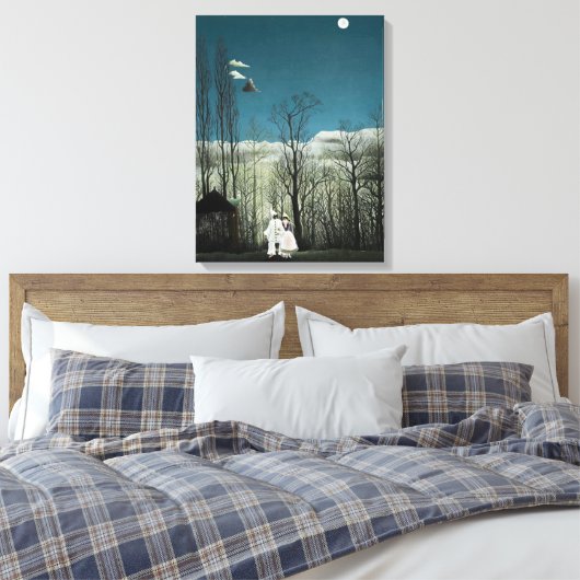 Henri Rousseau - Carnival Evening Canvas Afdruk (Insitu (Slaapkamer))