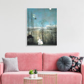 Henri Rousseau Carnival Evening Canvas Afdruk (Insitu (Woonkamer))
