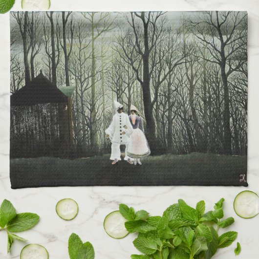 Henri Rousseau - Carnival Evening Theedoek (Gevouwen)