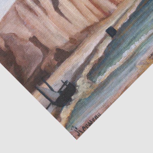 Henri Rousseau - Cliffs Tissuepapier (Detail)