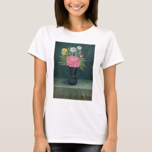 Henri Rousseau - Dahlia's en margrieten in een vaa T-shirt
