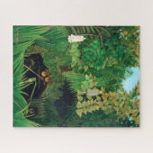 Henri Rousseau - De blije grappenmakers Legpuzzel (Horizontaal)