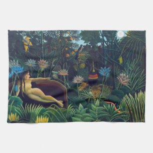 Henri Rousseau - De droom/Le Reve Theedoek
