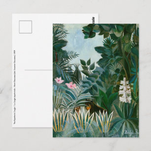 Henri Rousseau - De Equatoriale Jungle Briefkaart