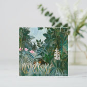 Henri Rousseau - De Equatoriale Jungle Kaart (Staand voorkant)