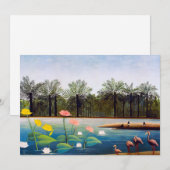 Henri Rousseau - De Flamingoes Kaart (Voorkant / Achterkant)