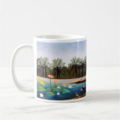 Henri Rousseau - De Flamingoes Koffiemok (Links)