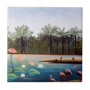 Henri Rousseau - De Flamingoes Tegeltje