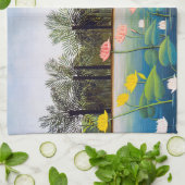 Henri Rousseau - De Flamingoes Theedoek (Gevouwen)