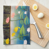 Henri Rousseau - De Flamingoes Theedoek (Quarter Fold)