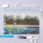 Henri Rousseau - De Flamingoes Tissuepapier (Craft)
