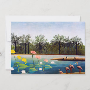 Henri Rousseau - De Flamingo's Bedankkaart