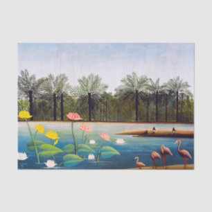 Henri Rousseau - De Flamingo's Tissuepapier