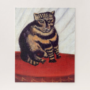 Henri Rousseau - De gestreepte kat Legpuzzel