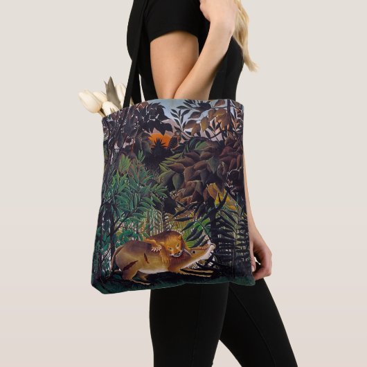 Henri Rousseau - De Hongaarse Leeuw Draagtas (Dichtbij)