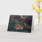 Henri Rousseau - De Hongaarse Leeuw Kaart (Gele Bloem)