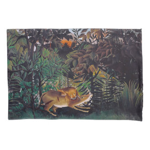 Henri Rousseau - De Hongaarse Leeuw Kussensloop