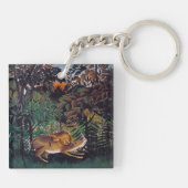 Henri Rousseau - De Hongaarse Leeuw Sleutelhanger (Achterkant)