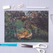 Henri Rousseau - De Hongaarse Leeuw Tissuepapier (Craft)