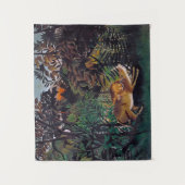 Henri Rousseau - De Hongaarse Leeuw Wandkleed (Voorkant)
