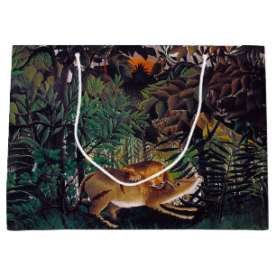 Henri Rousseau - De hongerige leeuw Groot Cadeauzakje