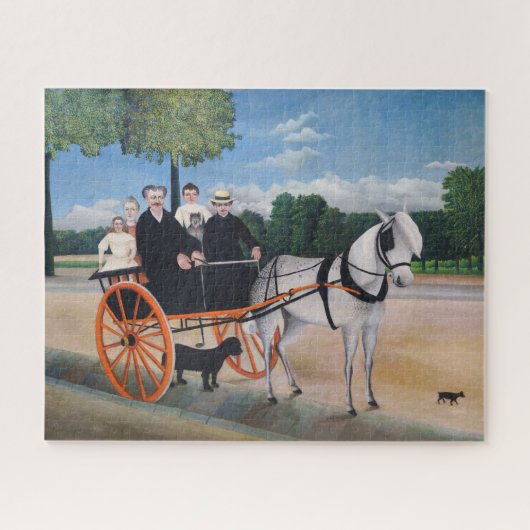 Henri Rousseau - De kar van vader Junier Legpuzzel (Horizontaal)