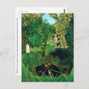 Henri Rousseau - De Merry Jesters Briefkaart