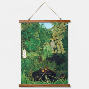 Henri Rousseau - De Merry Jesters Hangend Wandkleed