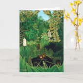 Henri Rousseau - De Merry Jesters Kaart (Gele Bloem)