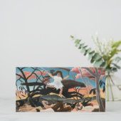 Henri Rousseau - De oorlog Bedankkaart (Staand voorkant)