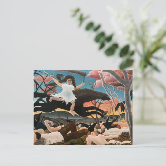 Henri Rousseau - De Oorlog Briefkaart (Staand voorkant)