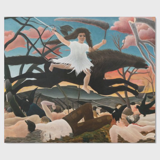 Henri Rousseau - De oorlog Cadeaupapier (Vlak)